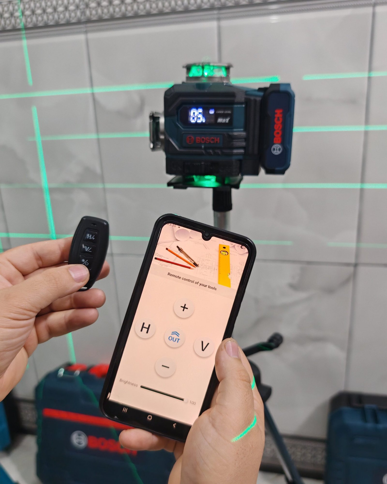 niveau laser 4D 16line - الصورة 4